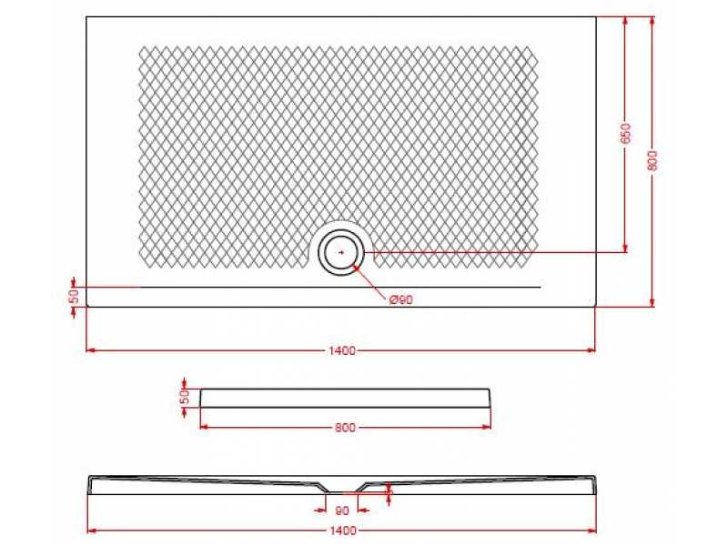 Купить Поддон ArtCeram Texture 140 х 80 х 5,5 см, PDR022 31; 00, прямоугольный, цвет - sabbia matt (бежевый), из искусственного камня