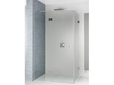 Душевой уголок Riho SZ Scandic NXT X203, 117x87x200 см, цвет профиля черный, стекло прозрачное, левый/правый