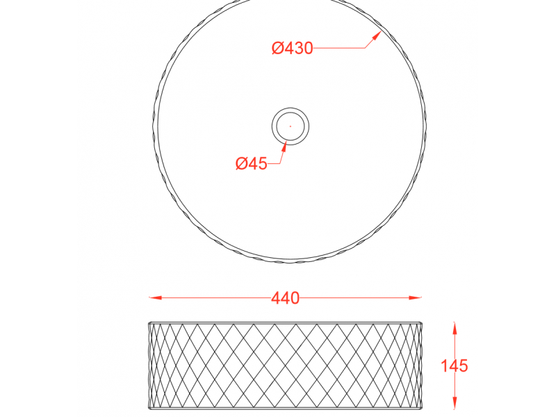 Купить Раковина ArtCeram Rombo OSL009 01; 00, накладная, цвет - белый глянцевый, 44 х 44 х 14,5 см