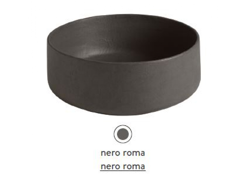 Купить Раковина ArtCeram Cognac Countertop COL003 20; 00, накладная, цвет - nero roma, 55 х 35 х 14,5 см