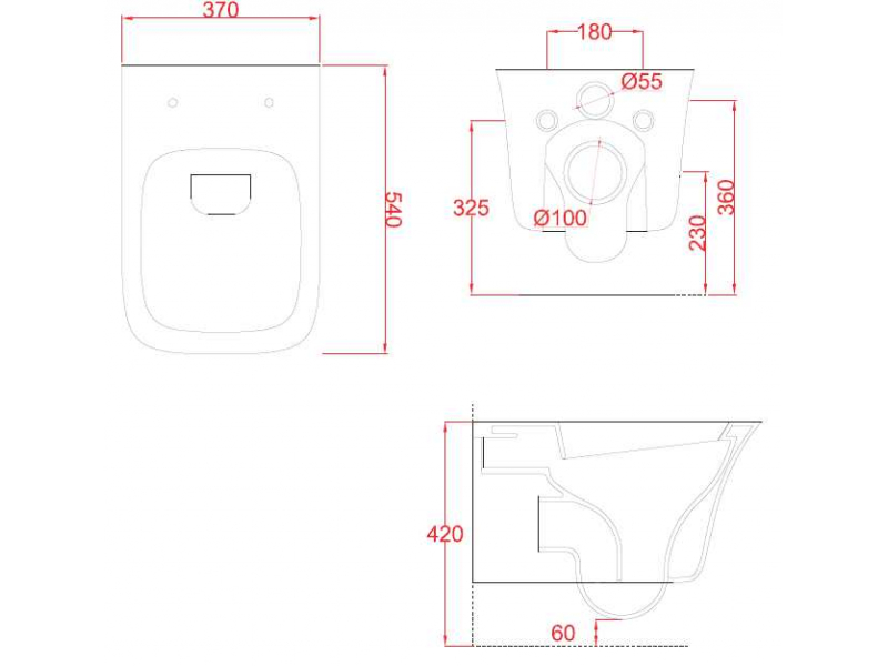 Купить Подвесной унитаз ArtCeram Cow CWV001 01;00, белый