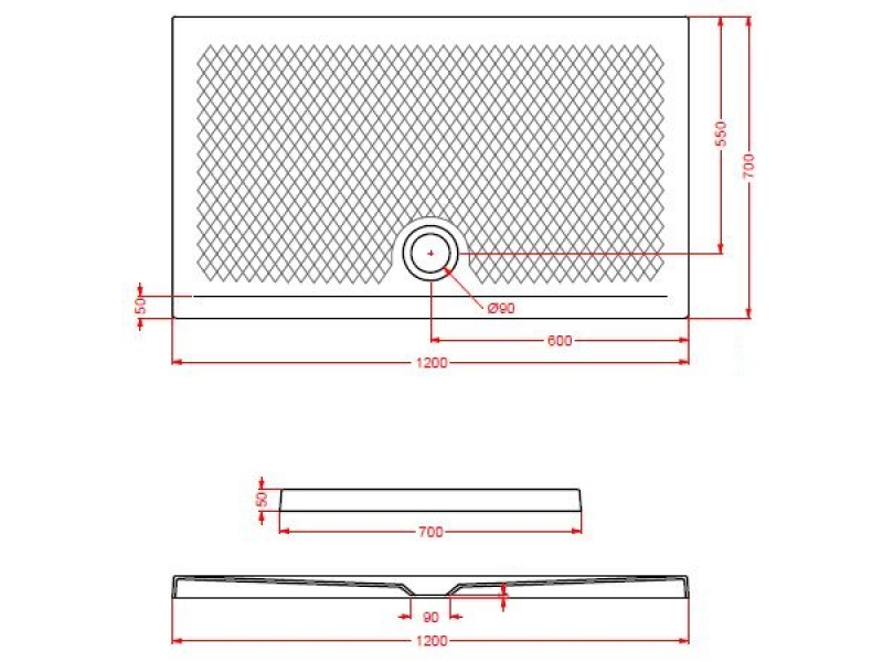 Купить Поддон ArtCeram Texture 120 х 70 х 5,5 см, PDR020 01; 00, прямоугольный, цвет - белый глянцевый, из искусственного камня