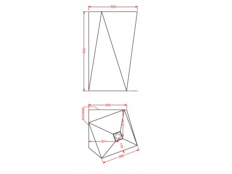 Купить Раковина ArtCeram Sharp OSL008 01; 00, напольная отдельностоящая, 50 х 50 х 85 см