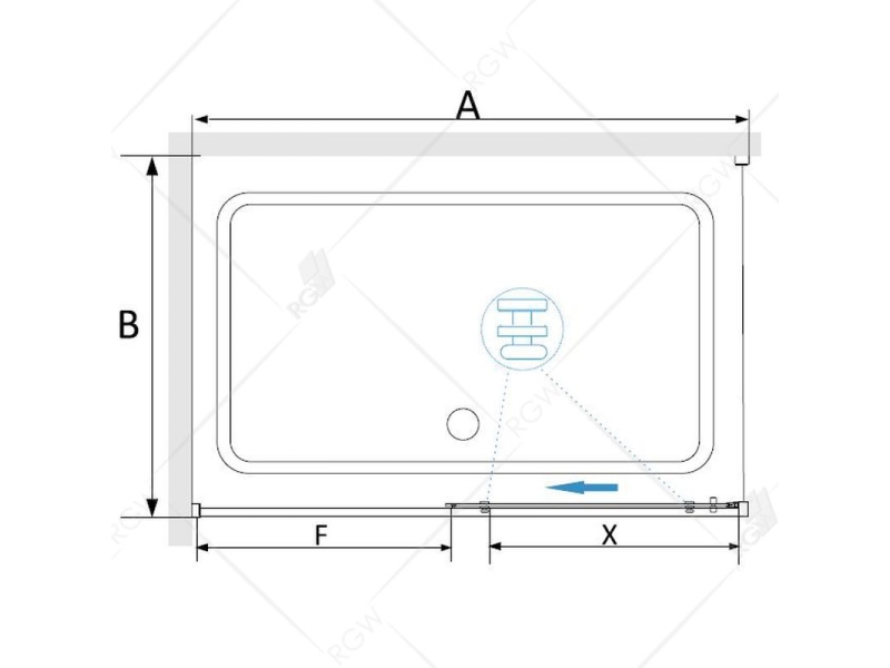 Купить Душевой уголок RGW SV-42-B 32324282-014 120 х 80 см прямоугольный, черный