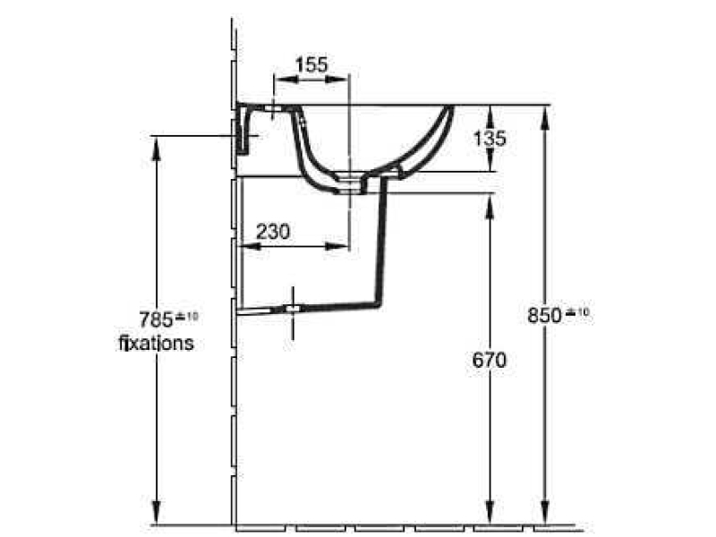 Купить Полупьедестал Jacob Delafon Odeon E4723-00/18566W-00/