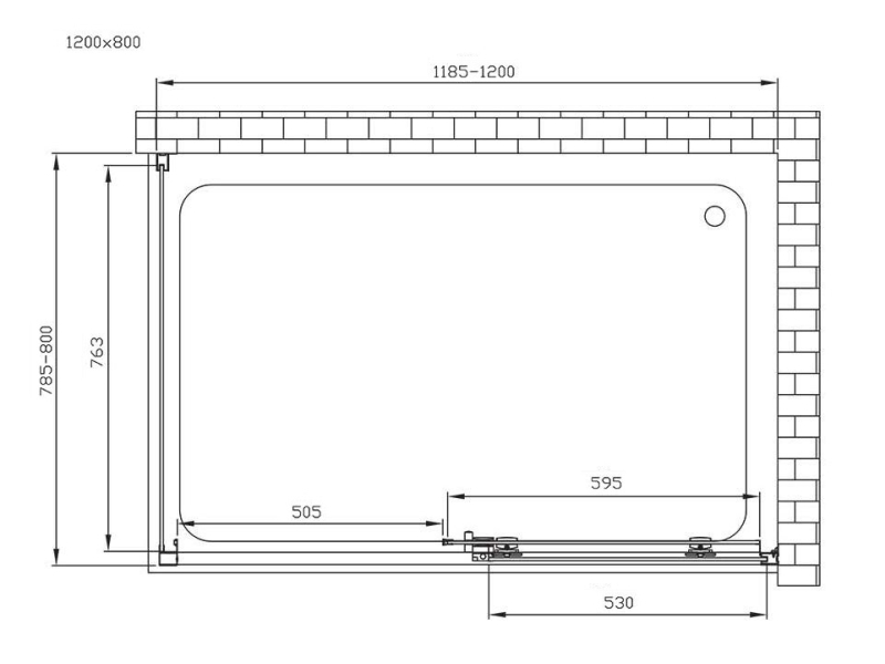 Купить Душевой уголок Vincea Soft VSR-3SO 120 x 80 см прямоугольный, дверь раздвижная, стекло прозрачное, хром, VSR-3SO8012CL