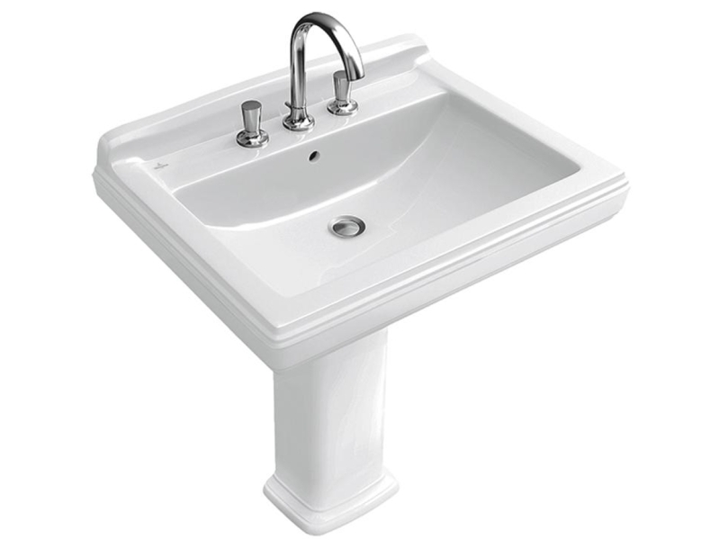 Купить Раковина Villeroy&Boch Hommage, 75 x 58 см, альпийский белый, 710175R1