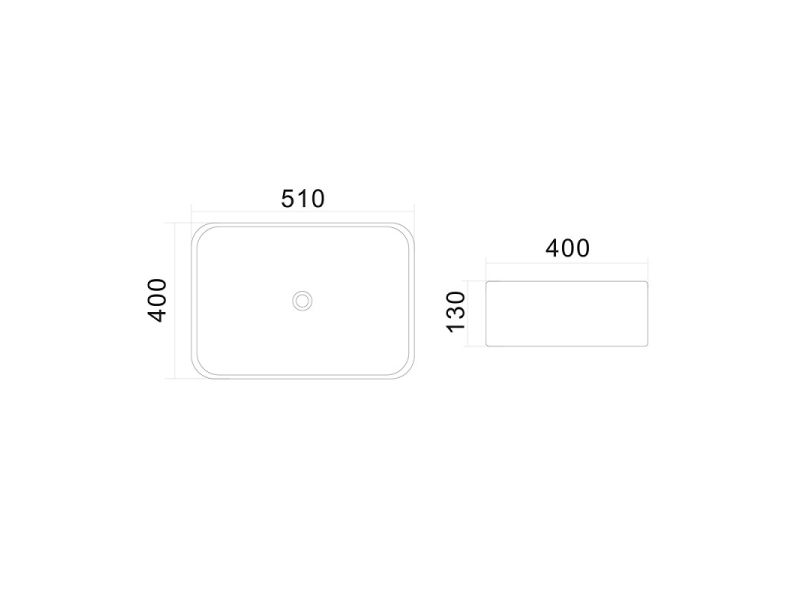 Купить Раковина Am.Pm Universal, 50 см, накладная, фарфор, белый глянцевый, C8FC0X051GWRE