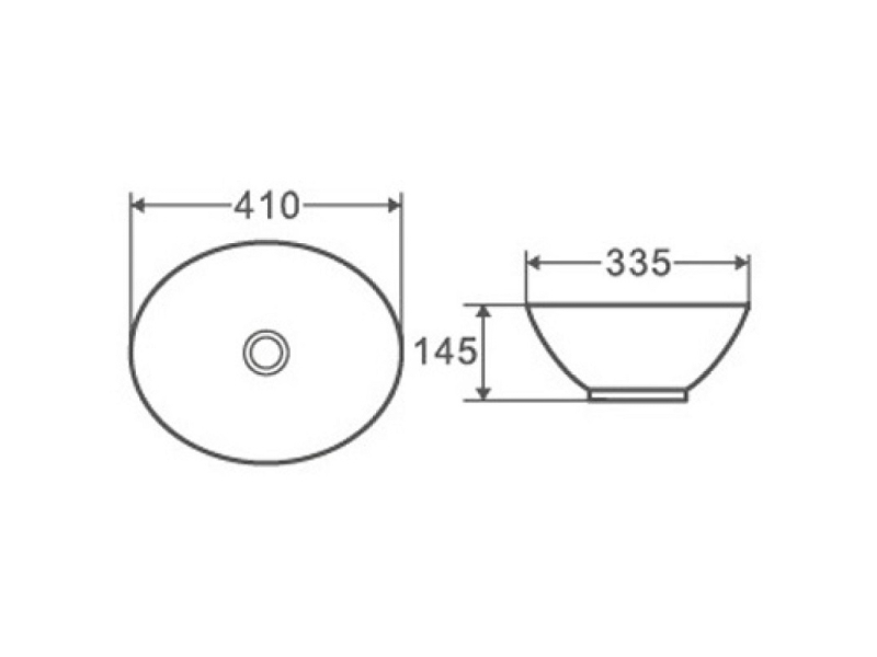 Купить Раковина D&K Matrix 35,5 х 35,5 см, накладная, цвет белый глянцевый, DT1391516 Matrix 41 х 31,5 см, накладная, цвет белый глянцевый, DT1390716