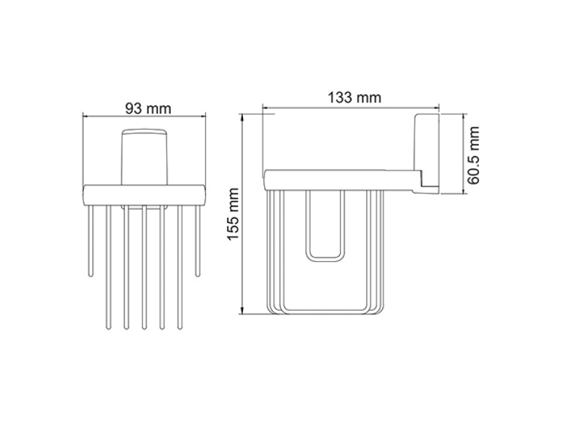 Купить Держатель для освежителя воздуха WasserKRAFT Leine, K-5045