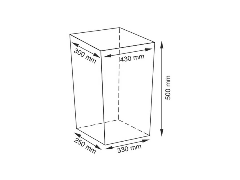 Купить Корзина для белья WasserKraft Lippe, средняя, с крышкой, плетеная, WB-450-M