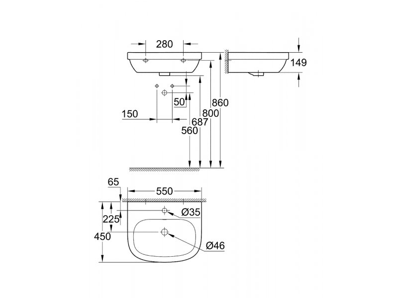 Купить Раковина Grohe Euro Ceramic 39336000