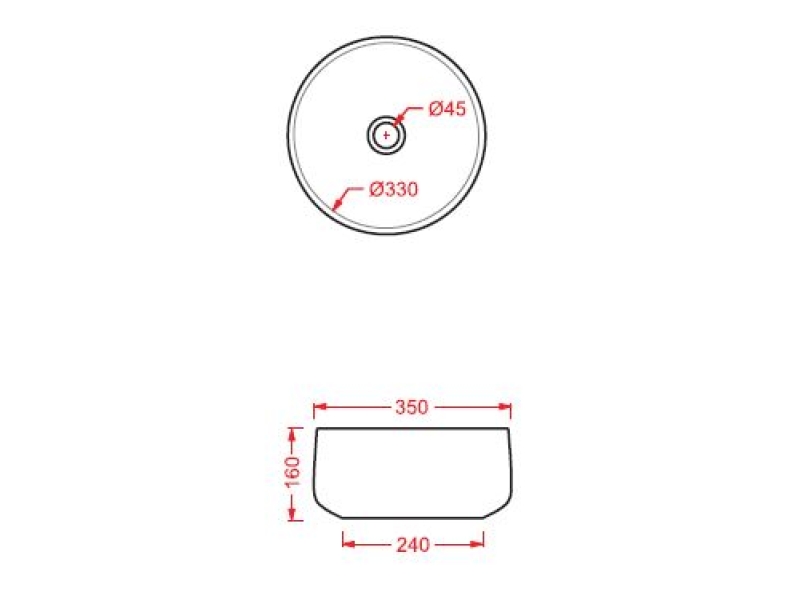 Купить Раковина ArtCeram Cognac Countertop COL004 05 00, накладная, цвет белый матовый, 35 х 35 х 16 см