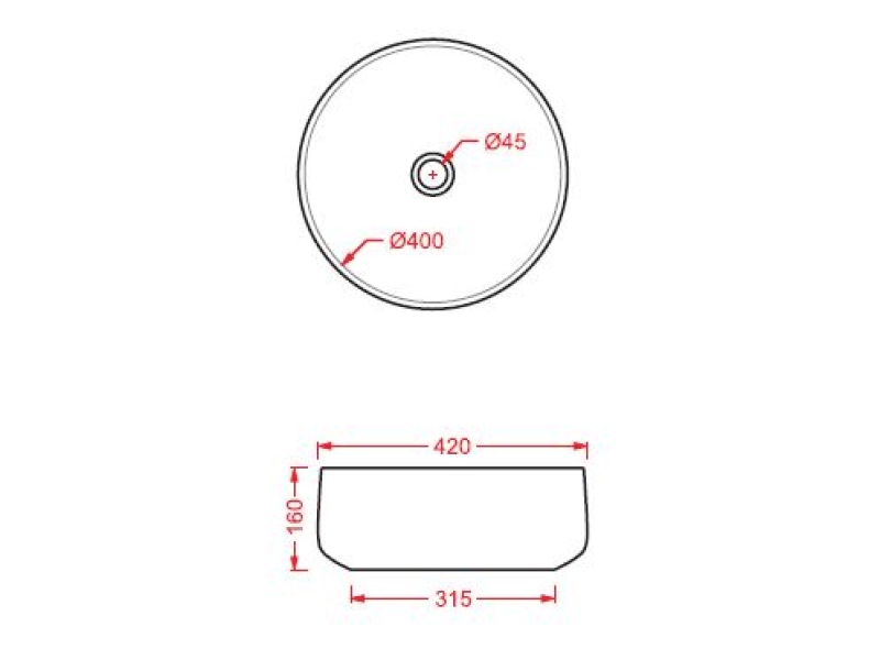 Купить Раковина ArtCeram Cognac Countertop COL001 17 00, накладная, цвет - черный матовый, 42 х 42 х 16 см