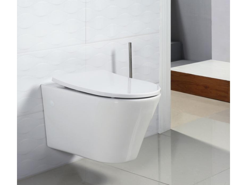 Купить Унитаз подвесной BelBagno Flay-R BB506CH, безободковый