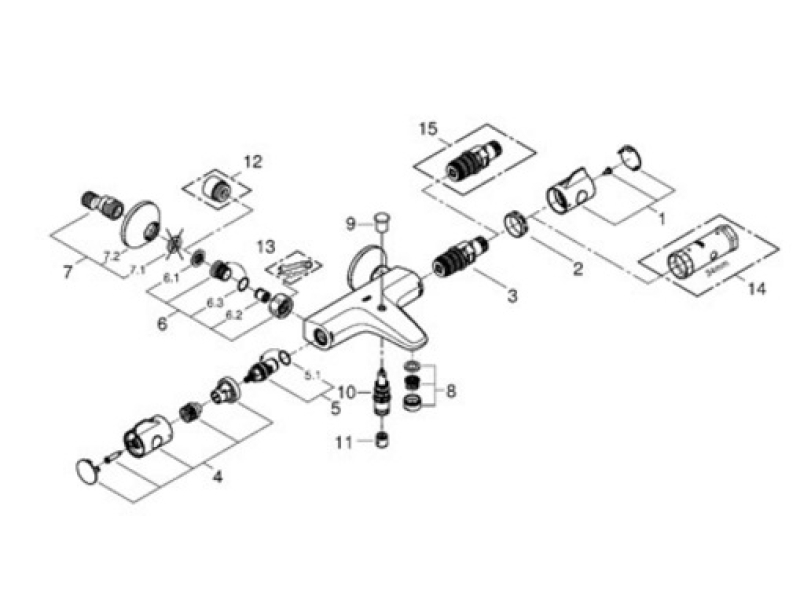 Купить Термостат Grohe Grohtherm 800 34567000 для ванны