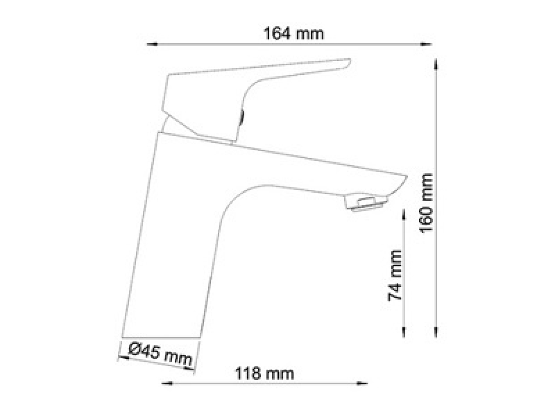 Купить Смеситель WasserKRAFT 4503 для раковины, хром