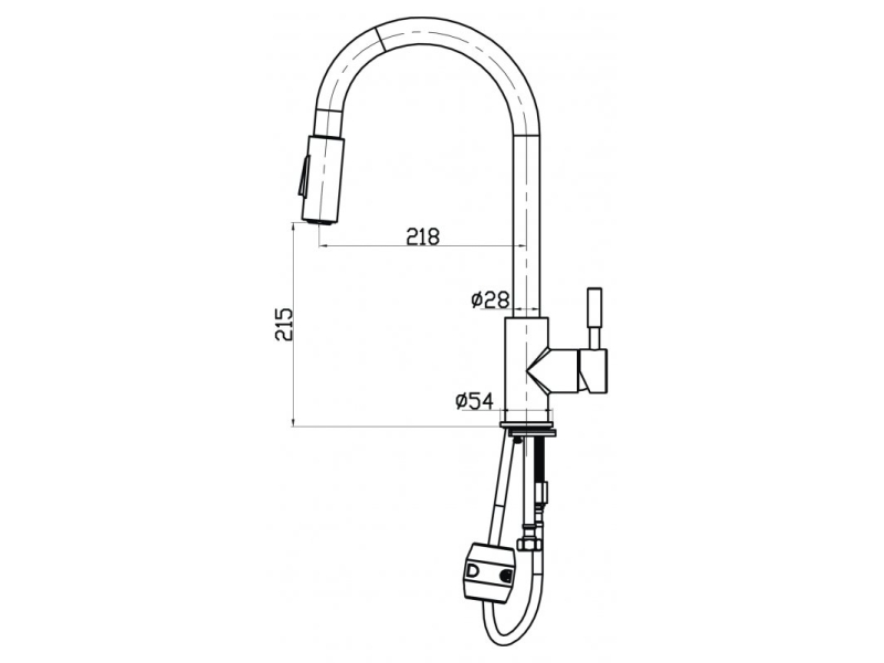 Купить Смеситель для кухонной мойки BelBagno BB-LAM31A-IN