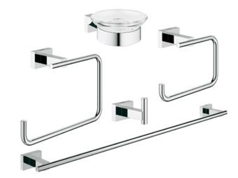 Купить Набор аксессуаров Grohe Essentials Cube 40758001