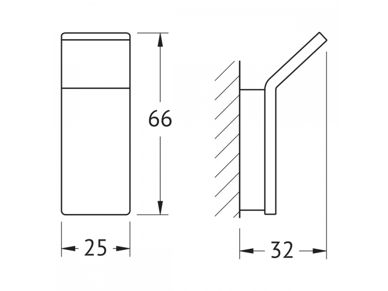 Купить Крючок Artwelle Regen 8315A, цвет хром