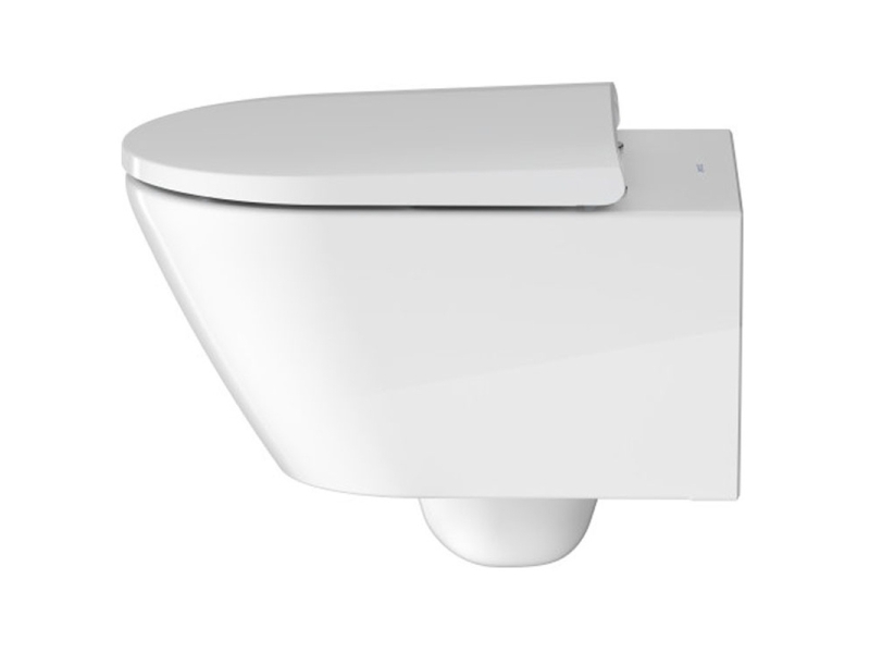 Купить Унитаз подвесной Duravit D-Neo Rimless, безободковый, сиденье микролифт, белый, 45770900A1