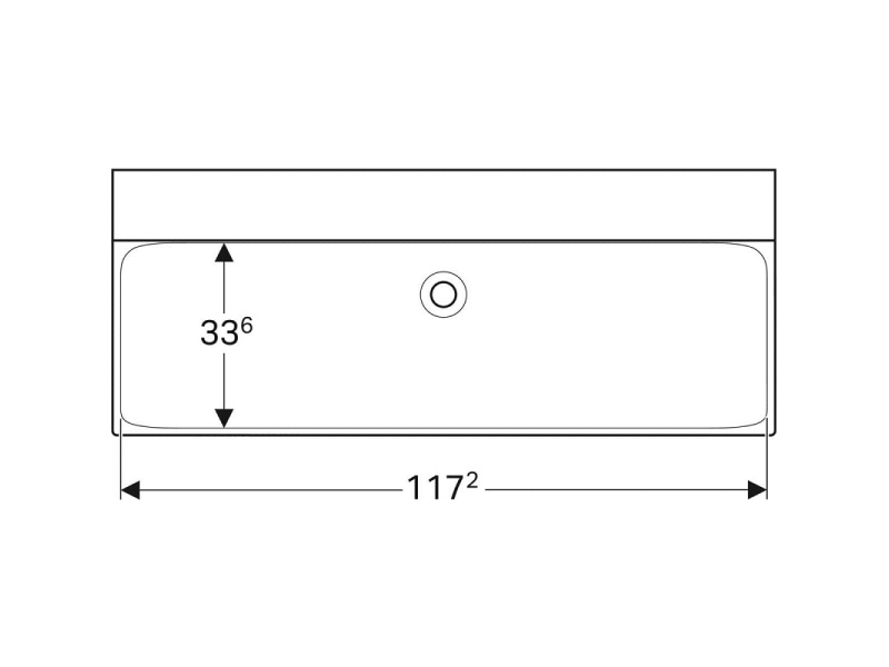 Купить Раковина Geberit Xeno2, без отверстия под смеситель, 120 см