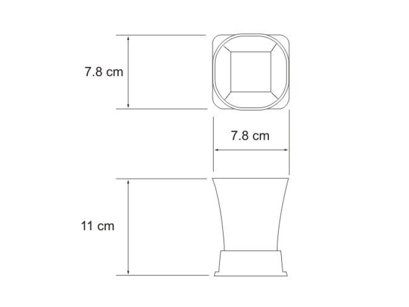 Купить Стакан для зубных щеток WasserKRAFT Amper, K-5428B