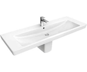 Раковина Villeroy&Boch Subway 2.0, 130 х 47 см, подвесная, альпийский белый, 7176D0