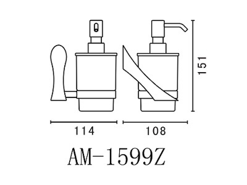 Купить Дозатор мыла Art&Max Elegant AM-E-1599Z