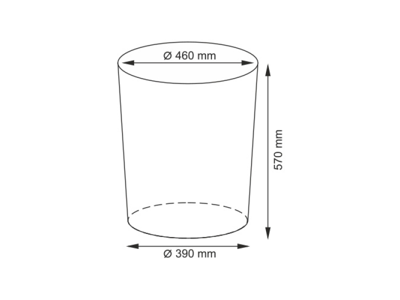 Купить Корзина для белья WasserKraft Leine, большая, с крышкой, WB-350-L