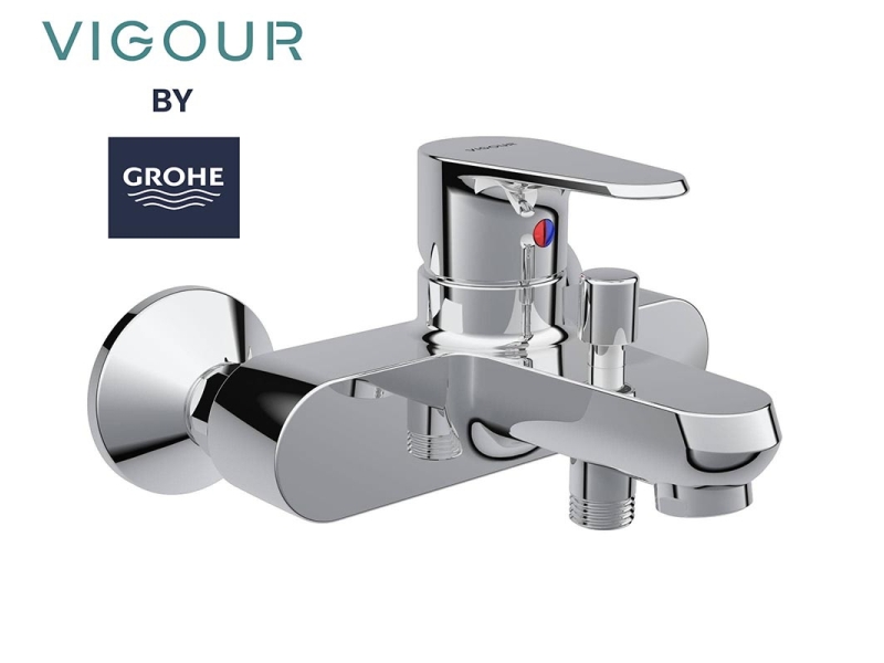 Купить Смеситель для ванны и душа Grohe Vigour 75144026, хром