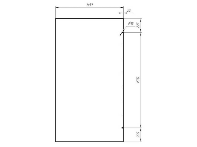 Купить Душевая стенка Радомир Walk-In 110 х 200 см, стекло матовое, 1-10-0-0-0-1901