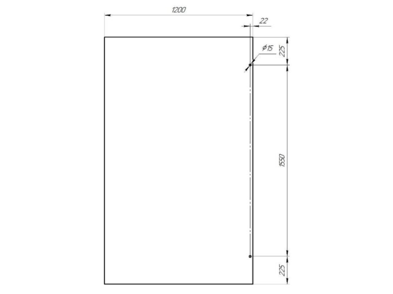 Купить Душевая стенка Радомир Walk-In 120 х 200 см, стекло прозрачное, 1-10-0-0-0-1910