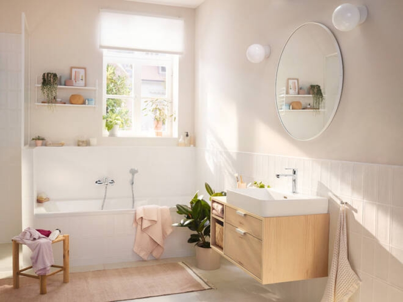 Купить Смеситель для раковины Hansgrohe Rebris S, без донного клапана, хром глянцевый, 72520000