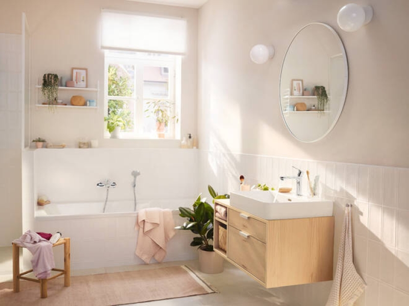 Купить Смеситель для раковины Hansgrohe Rebris S, без донного клапана, хром глянцевый, 72520000