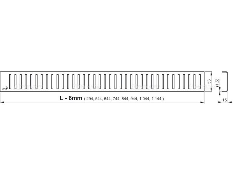 Купить Душевой лоток AlcaPlast APZ4S-1150 Flexible