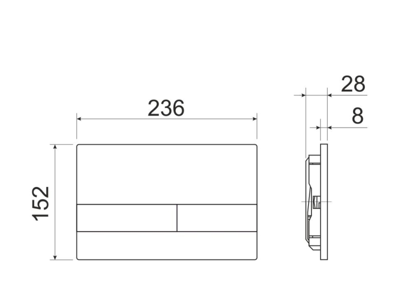 Купить Инсталляция Ceramica Nova Envision с унитазом Ceramica Nova Metropol Rimless CN4002MB, крышка микролифт, клавиша Flat черный матовый, CN4002MB_1002B_1000