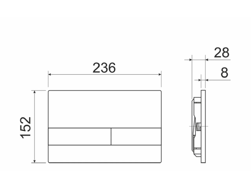 Купить Сет 4 в 1: инсталляция Ceramica Nova Envision с подвесным унитазом Forma Rimless CN3009, шумоизоляция, кнопка смыва Flat хром матовый, CN3009_1002M_1000