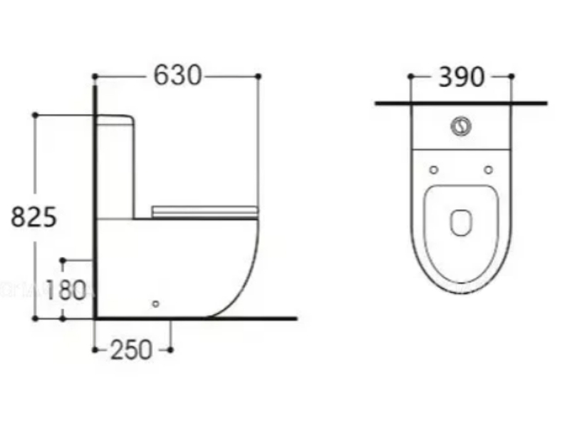 Купить Напольный унитаз Aquatek Европа AQ2903-00, безободковый, с сиденьем микролифт