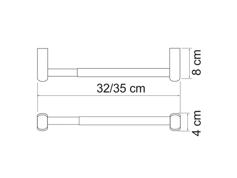 Купить Держатель для бумажных полотенец WasserKRAFT Berkel, 30 см, K-6891