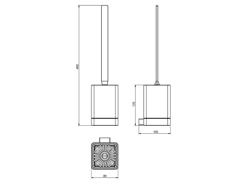 Купить Ершик Langberger Accessories 37525A, хром