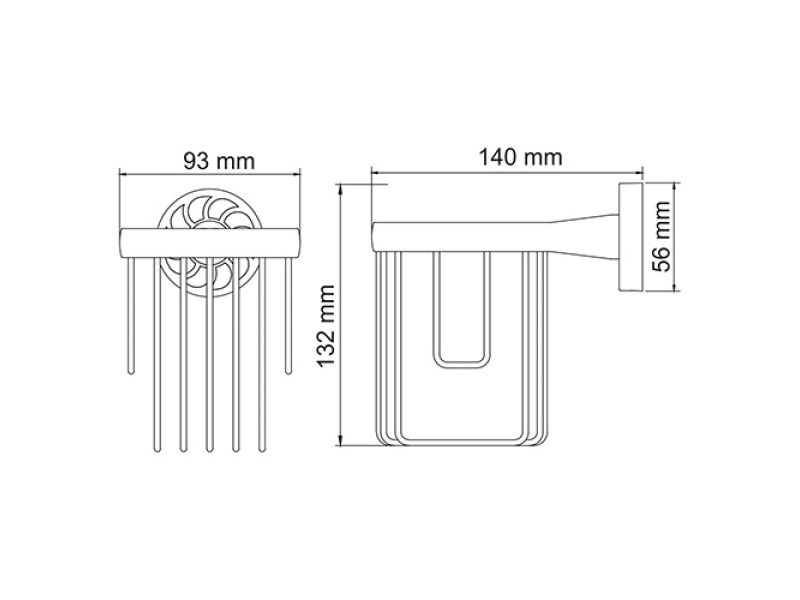 Купить Держатель для освежителя воздуха WasserKRAFT Isen, K-4045