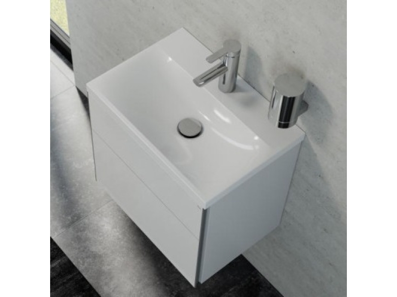 Купить Комплект мебели Keuco Royal Reflex 50 см подвесной, белый, петли слева / петли справа