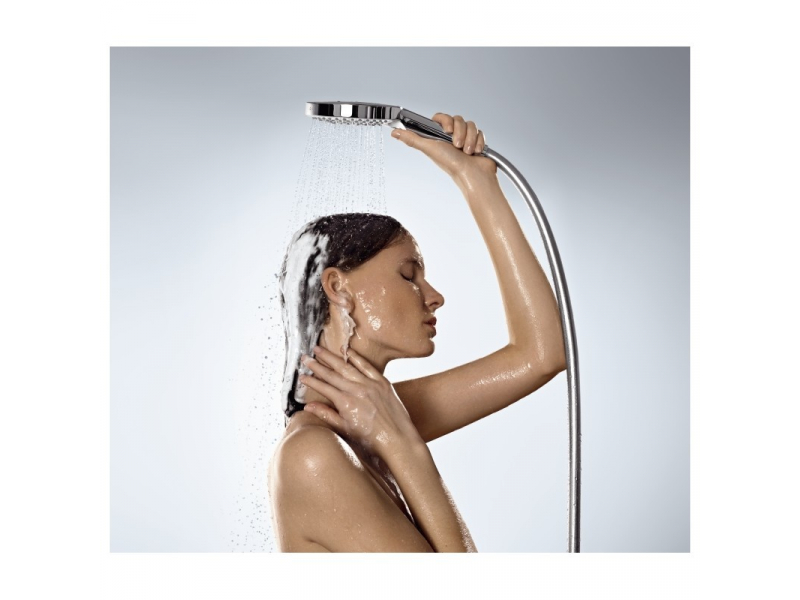 Купить Душевой гарнитур Hansgrohe Croma Select S 1jet 26574400, штанга 90 см, белый/хром