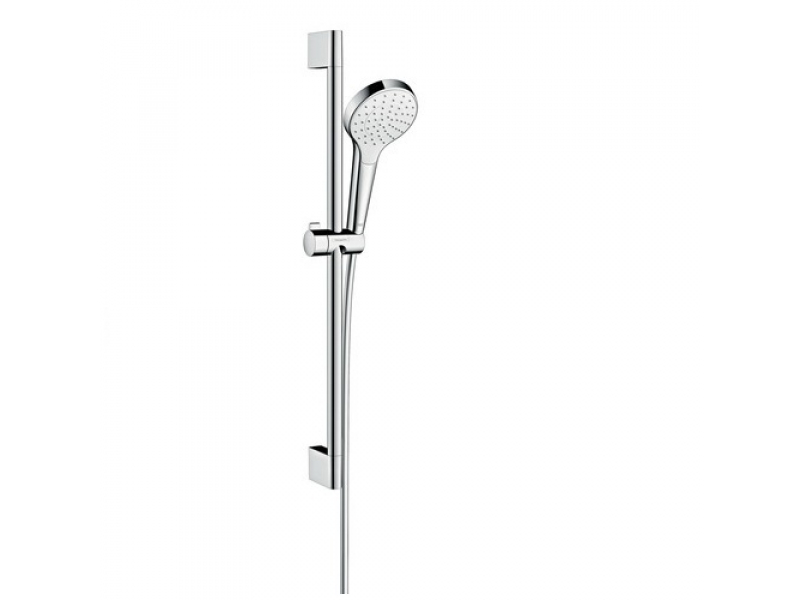 Купить Душевой гарнитур Hansgrohe Croma Select S 1jet 26574400, штанга 90 см, белый/хром