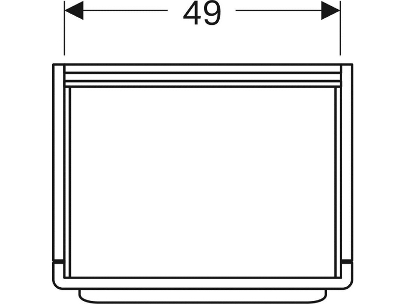 Купить Тумба под раковину Geberit myDay, 55 см, цвет белый, Y824065000