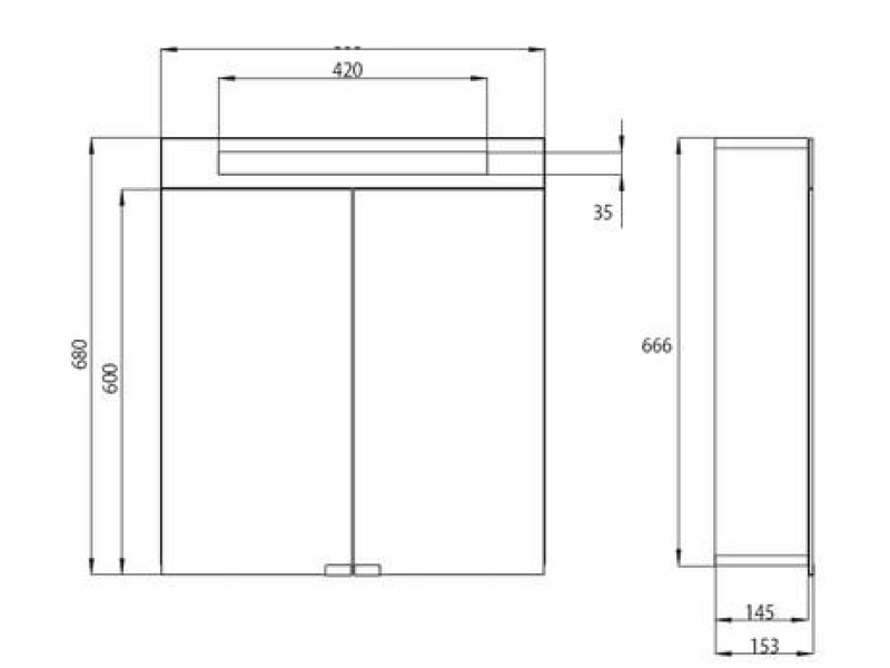 Купить Шкаф зеркальный Emco Asis 9797 050 80