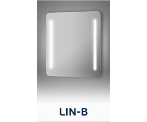 Зеркало Ellux Linea LIN-B2 Led со встроенными светильниками