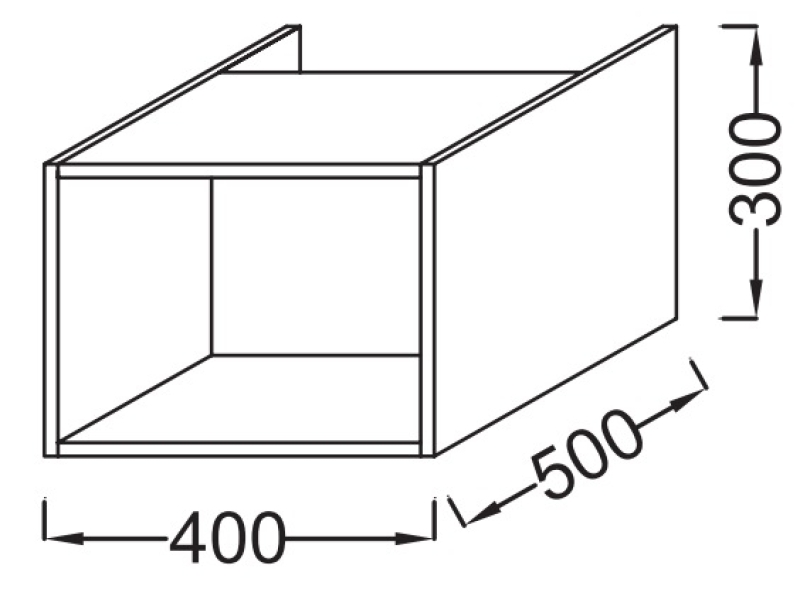 Купить Ниша-полка Jacob Delafon Parallel 40 см, EB593-E10, квебекский дуб