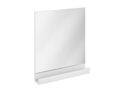Зеркало Ravak 10, 65 см, с белой полочкой, X000000851